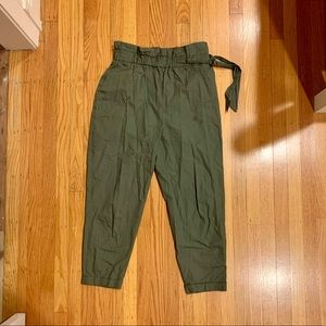 Zara Basic Army Green Pants